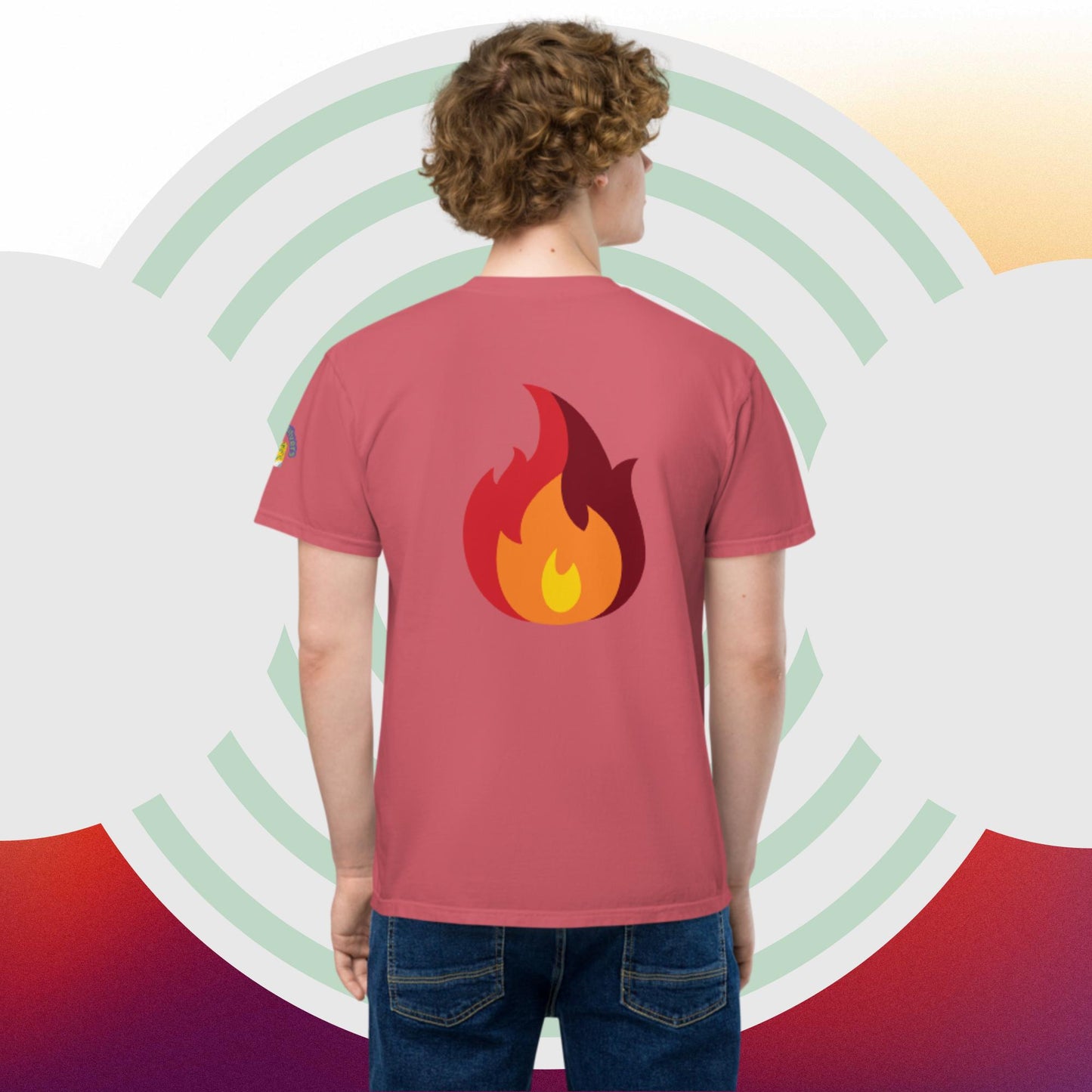 Unisex garment-dyed pocket t-shirt