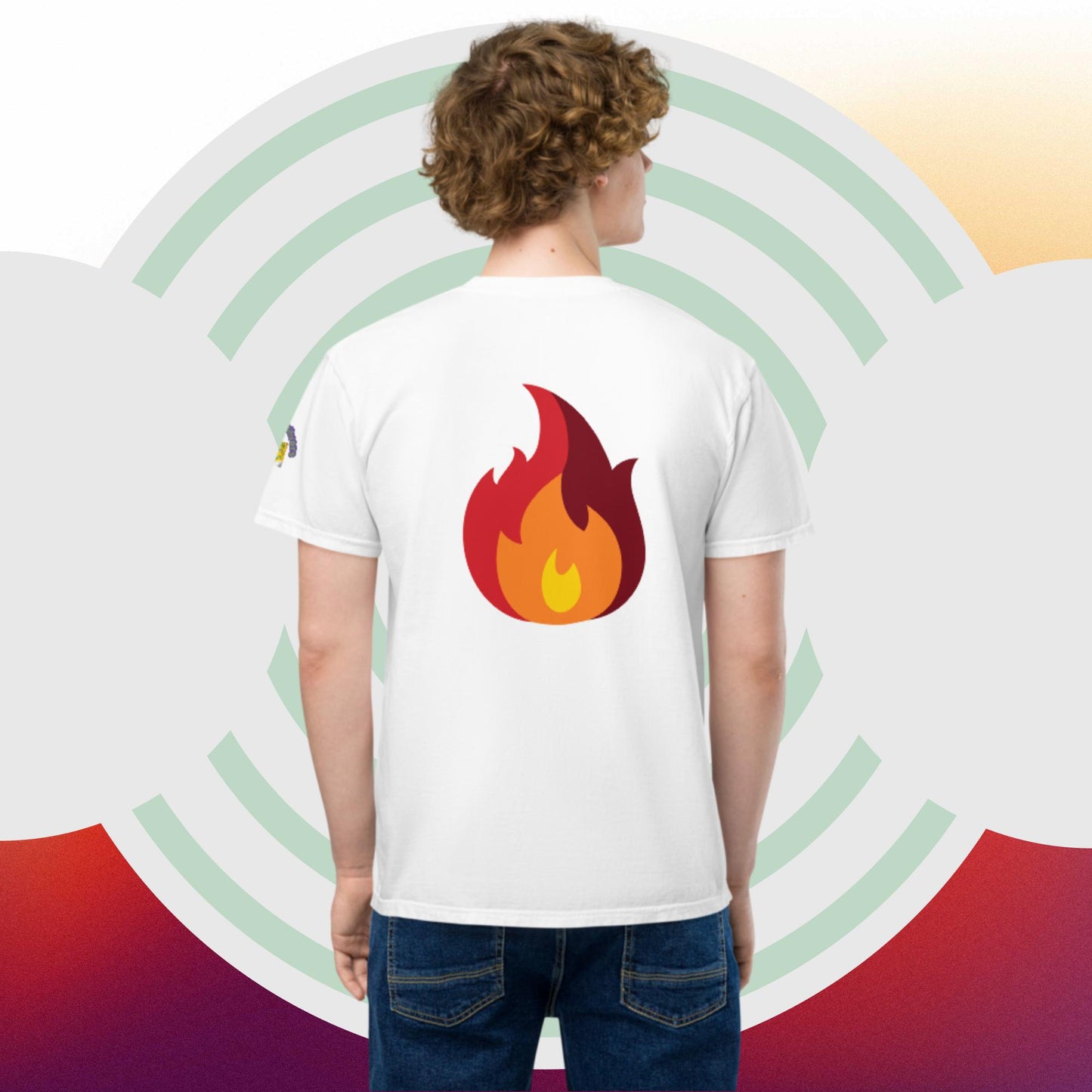 Unisex garment-dyed pocket t-shirt