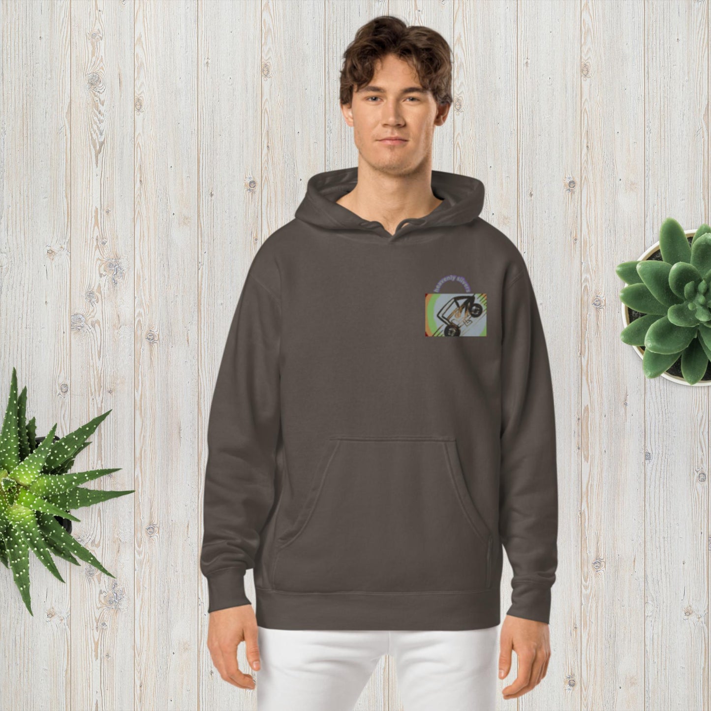 Unisex pigment-dyed hoodie