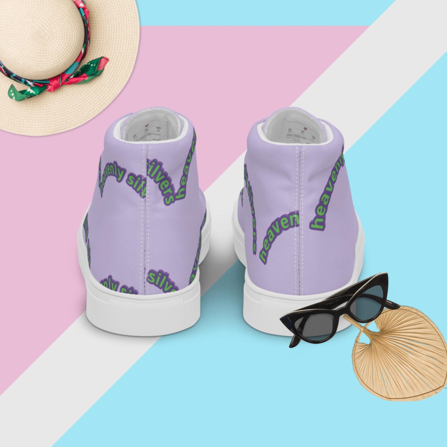 Women’s high top canvas shoes