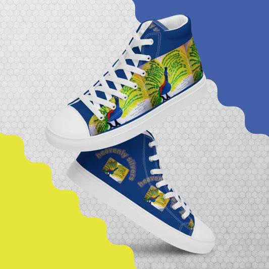 Women’s high top canvas shoes