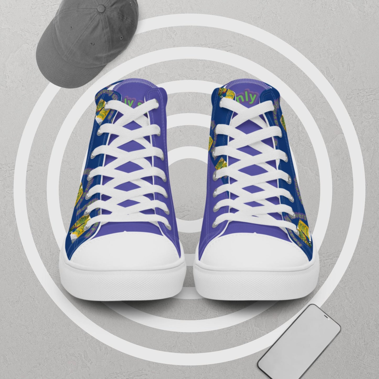 Women’s high top canvas shoes
